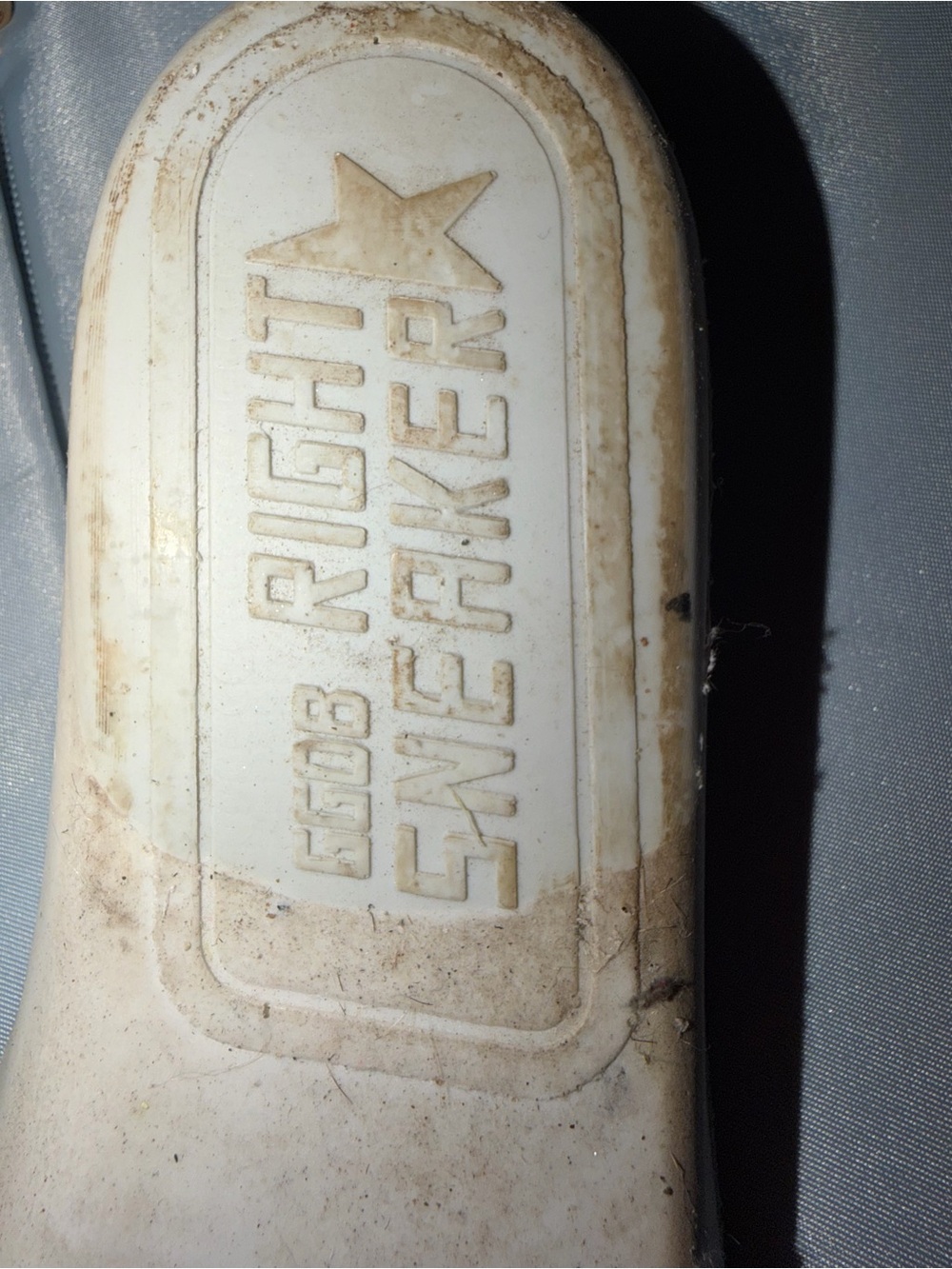Golden Goose White Leather Low-Top Sneakers with Black Star and Brown Heel - Picture 7 of 7